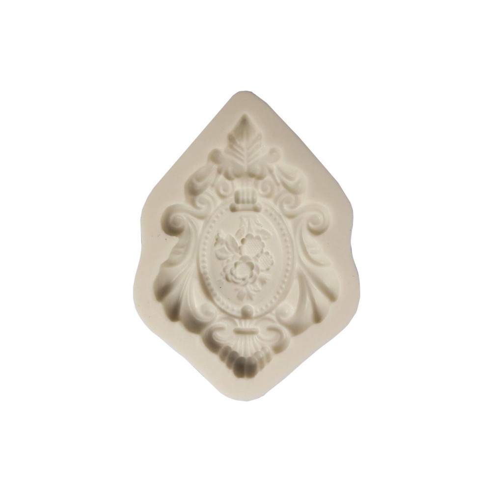 Silicone mold Decor with Rose - Pentart