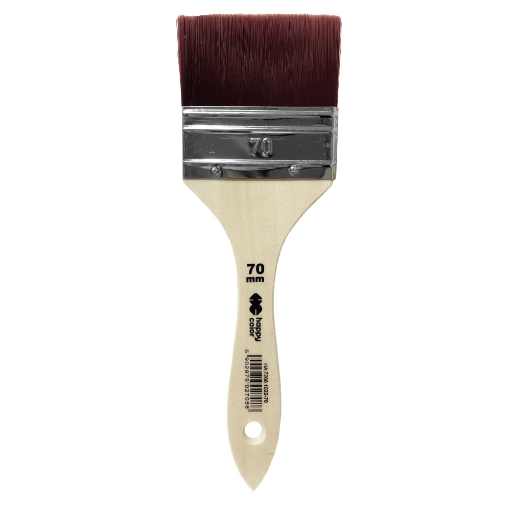 Synthetic flat Red Wine brush - Happy Color - no. 70