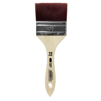 Synthetic flat Red Wine brush - Happy Color - no. 70