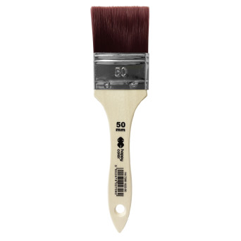 Synthetic flat Red Wine brush - Happy Color - no. 50