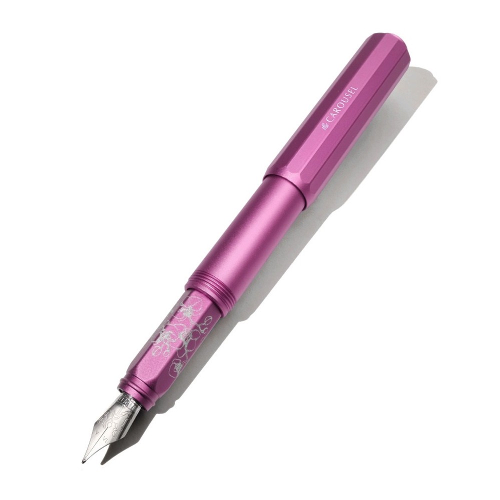 Aluminium Carousel Fountain Pen - Ferris Wheel Press - Serpentine Blooms, M