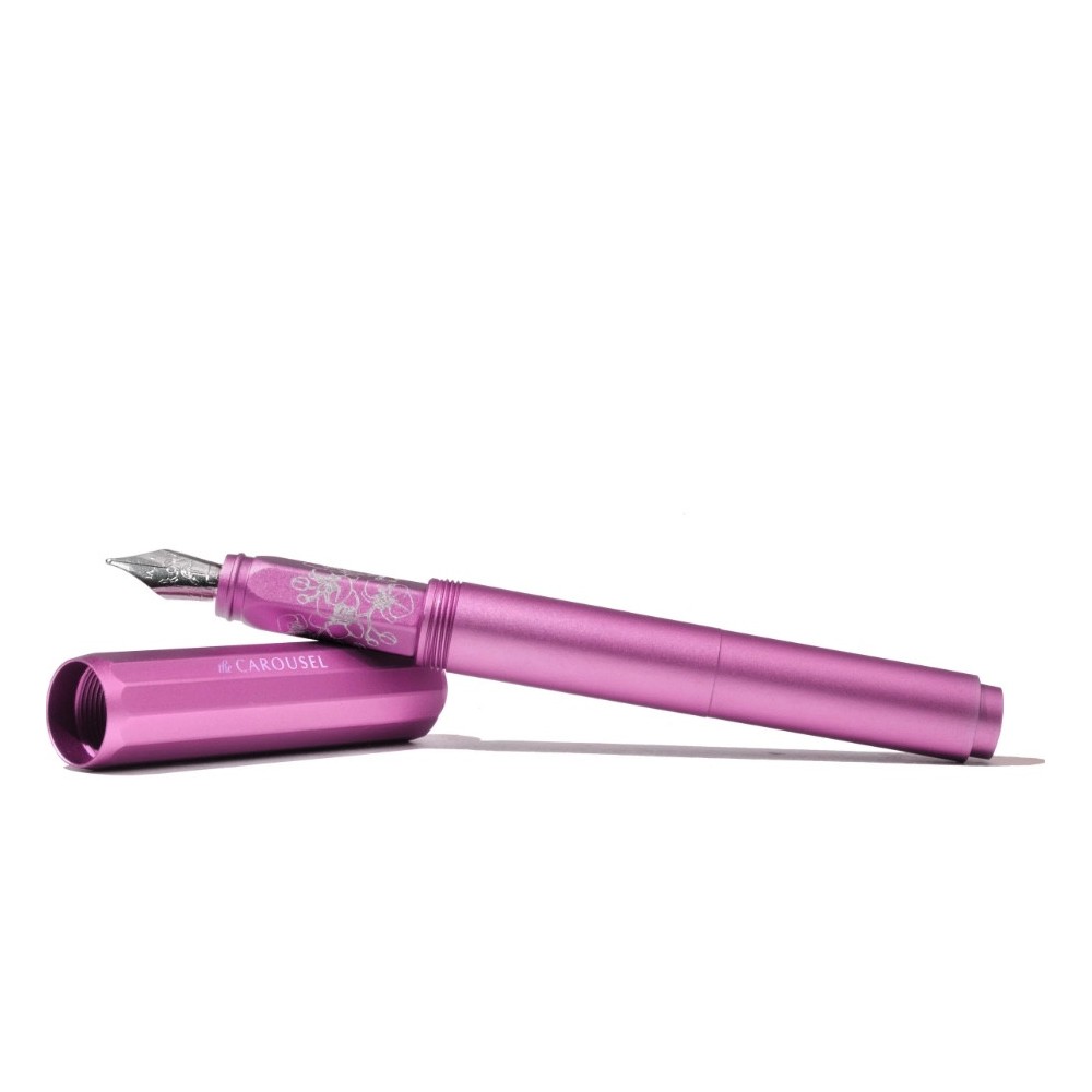 Aluminium Carousel Fountain Pen - Ferris Wheel Press - Serpentine Blooms, M