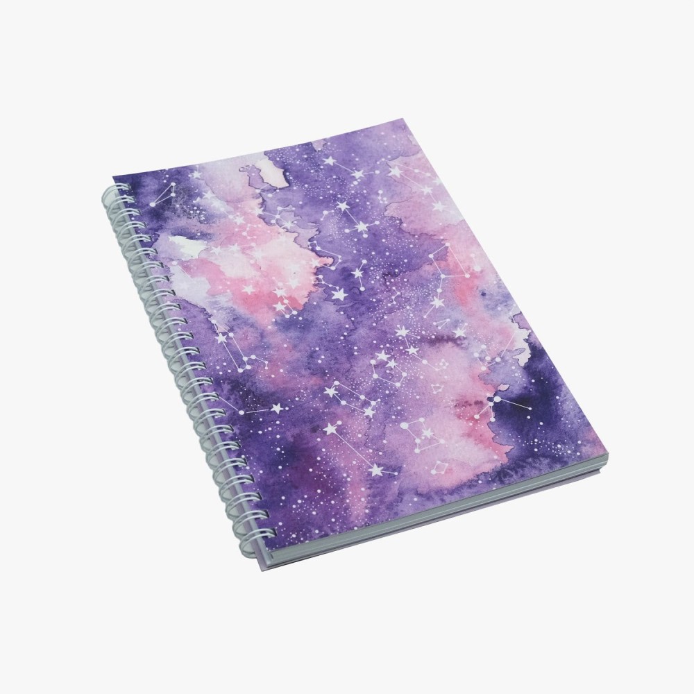 Notebook Pastel Galaxy A5 - Devangari - dotted, softcover, 120 g/m2