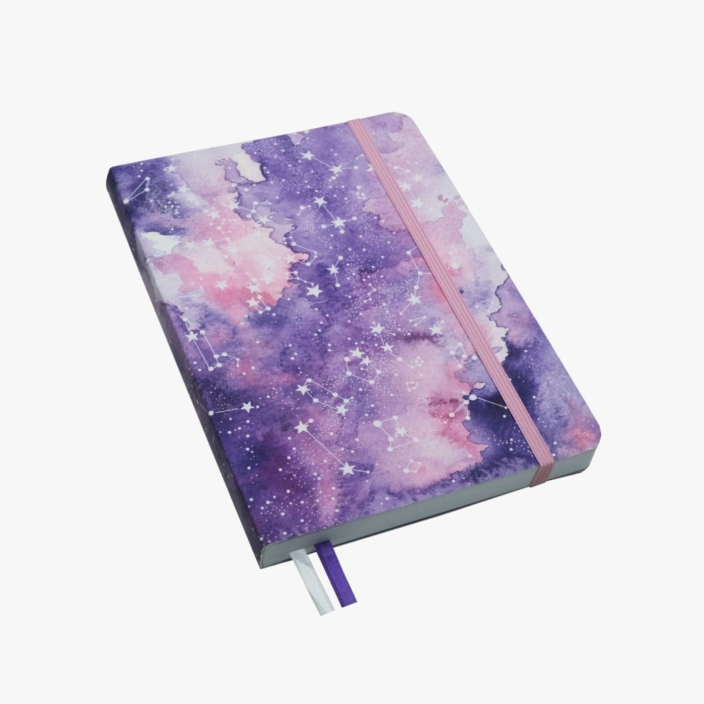 Notes Pastel Galaxy A5 - Devangari - w kropki, miękka okładka, 120 g/m2