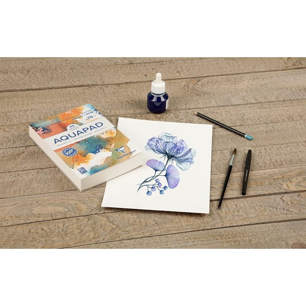 Spiral Watercolour Aquapad - Clairefontaine - cold pressed, A3, 300 g, 25 sheets