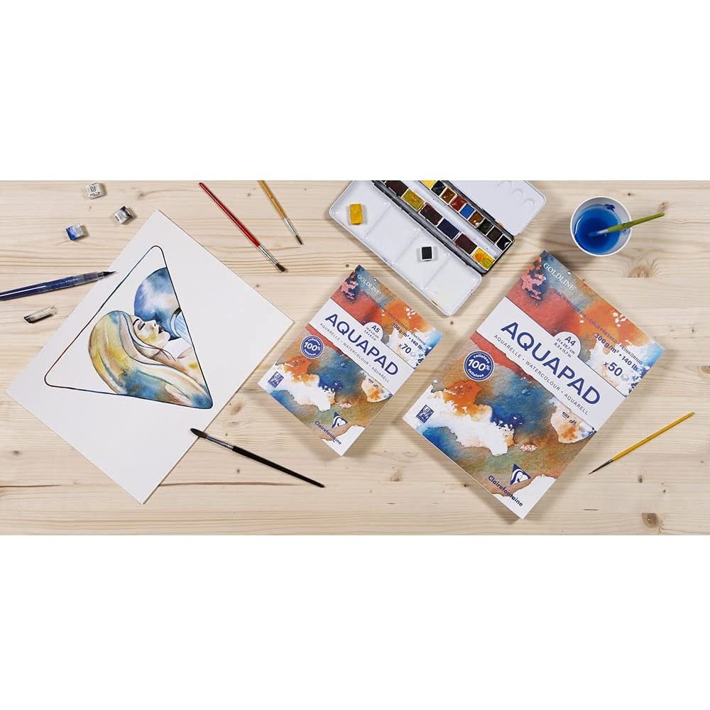 Spiral Watercolour Aquapad - Clairefontaine - cold pressed, A3, 300 g, 25 sheets