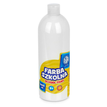 School poster paint - Astra - white, 1000 ml
