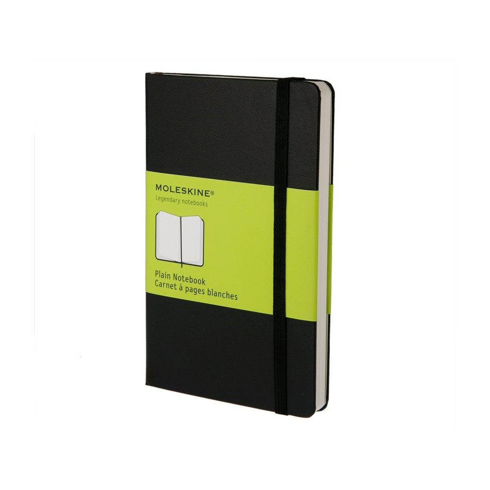 Notatnik gładki Classic 9 x 14 cm - Moleskine - czarny twarda okładka