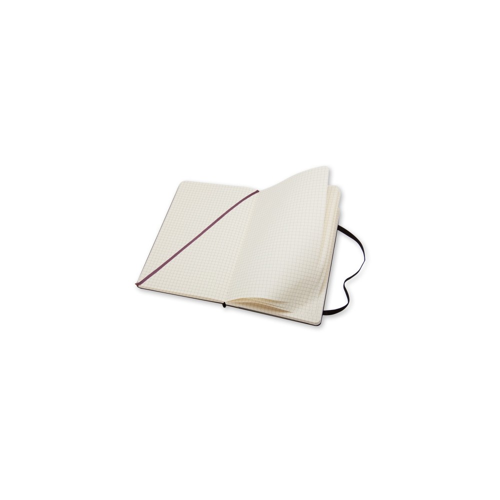 Squared notebook Classic 13 x 21 cm - Moleskine - Black hardcover