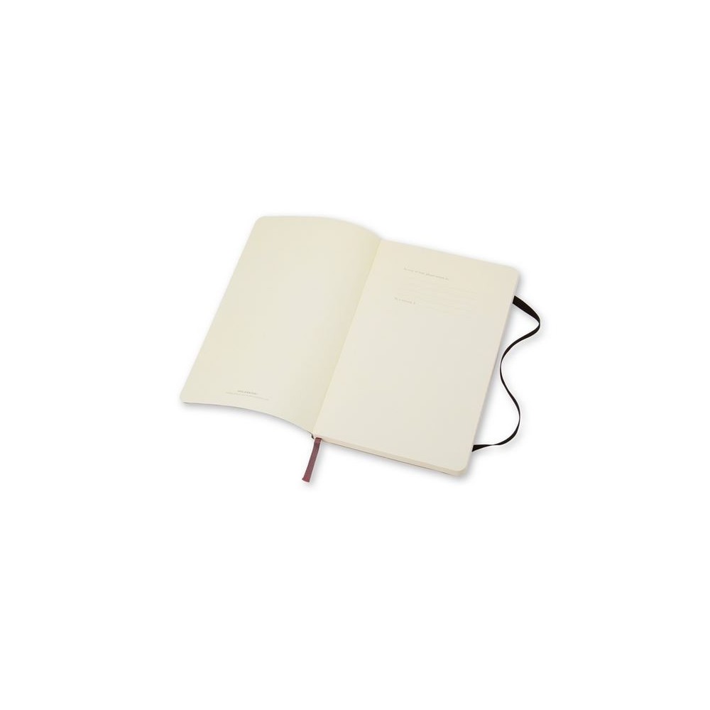 Notatnik w linię Classic 13 x 21 cm - Moleskine - czarny miękka okładka