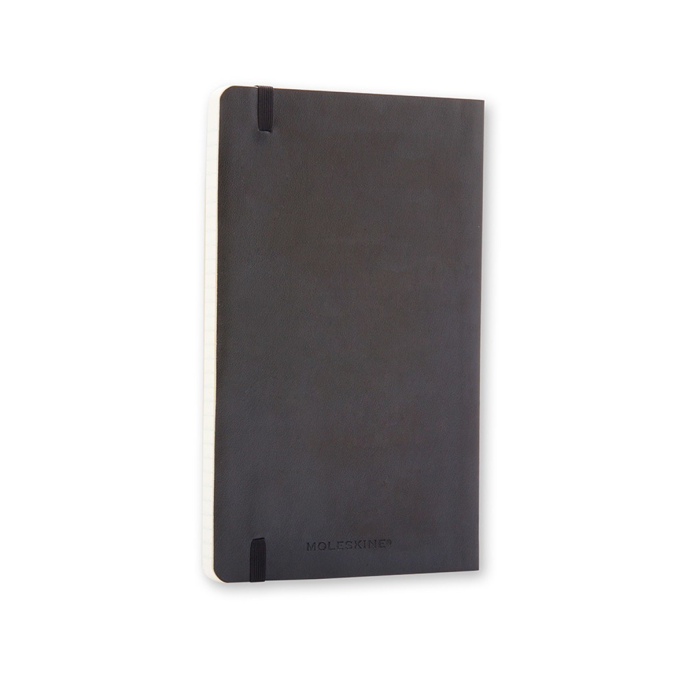 Plain notebook Classic 13 x 21 cm - Moleskine - Black softcover