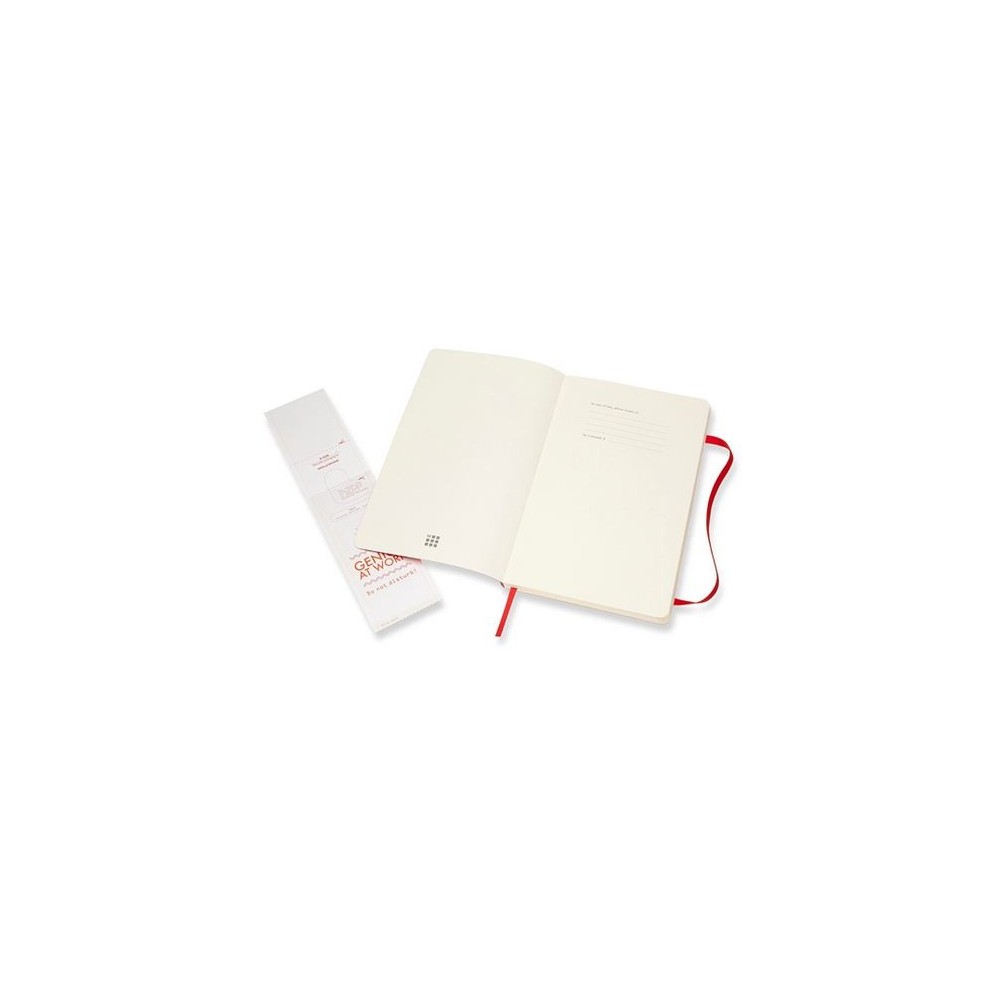 Dotted notebook Classic 13 x 21 cm - Moleskine - Red hardcover