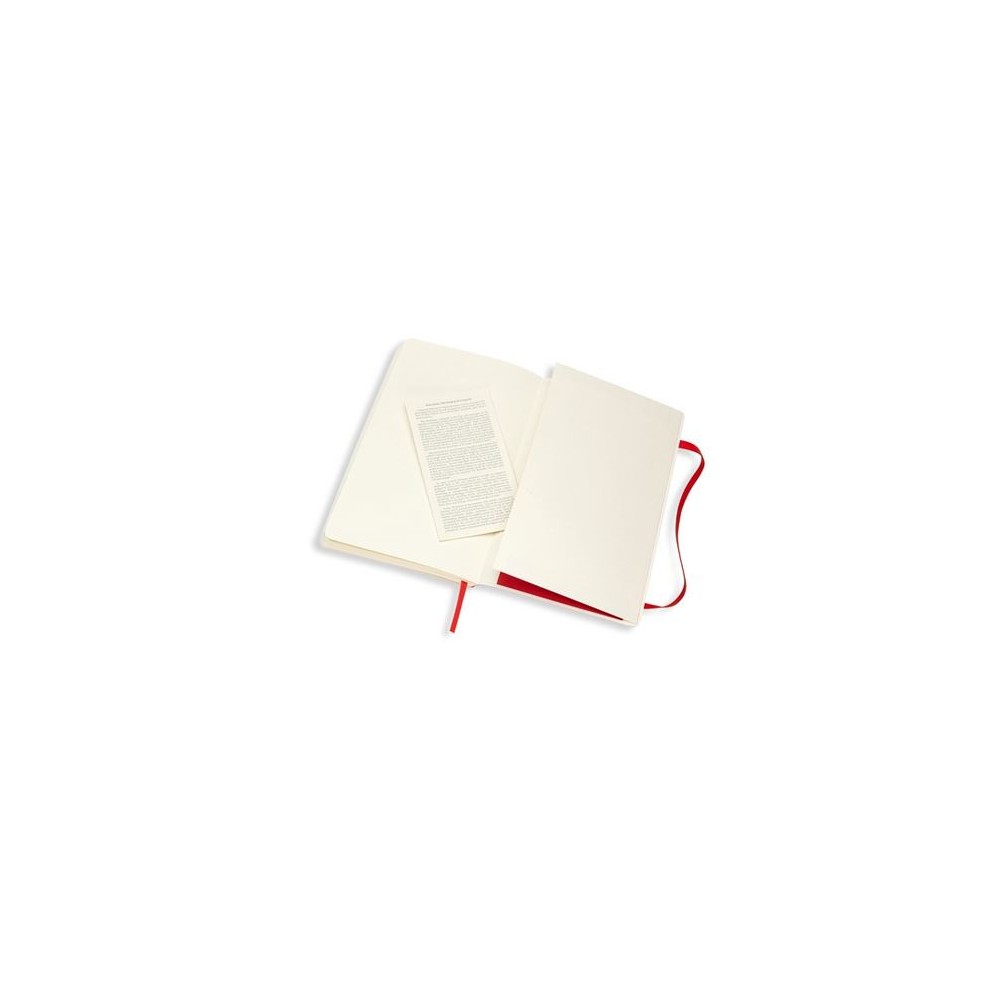 Notatnik w kropki Classic 13 x 21 cm - Moleskine - czerwony twarda okładka
