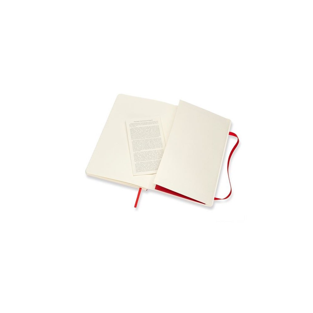 Ruled notebook Classic 13 x 21 cm - Moleskine - Red softcover