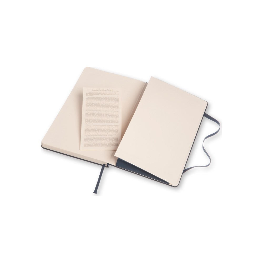 Notatnik gładki Classic 13 x 21 cm - Moleskine - granatowy twarda okładka