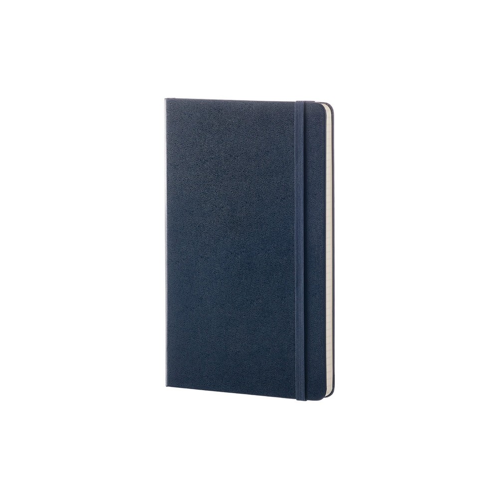 Notatnik w kratkę Classic 13 x 21 cm - Moleskine - granatowy twarda okładka