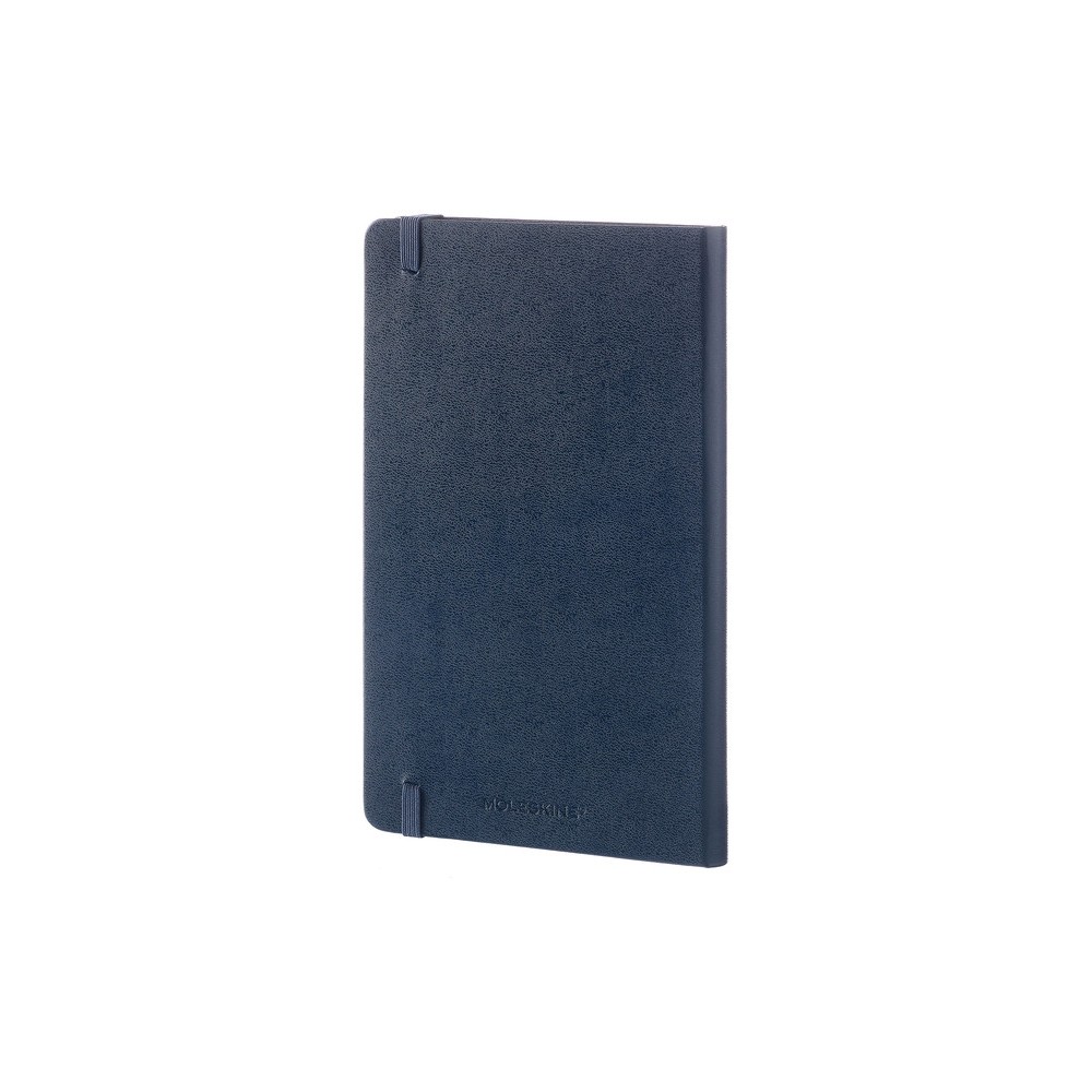 Notatnik w kratkę Classic 13 x 21 cm - Moleskine - granatowy twarda okładka