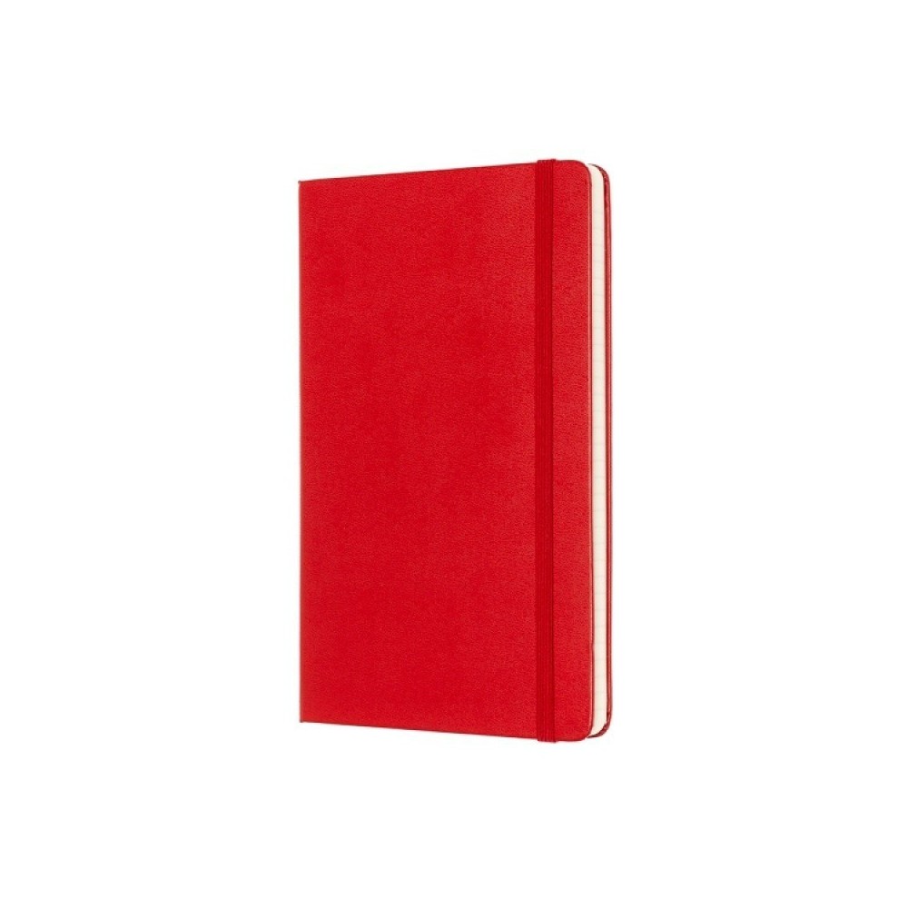 Squared notebook Classic 13 x 21 cm - Moleskine - Red hardcover