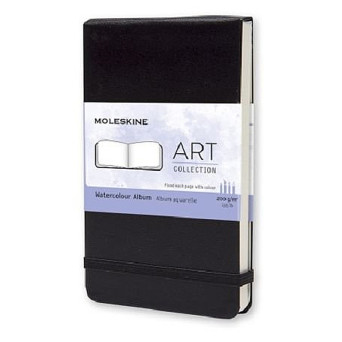 Szkicownik do akwareli Art Collection 9 x 14 cm - Moleskine - twarda okładka 200 g/m2