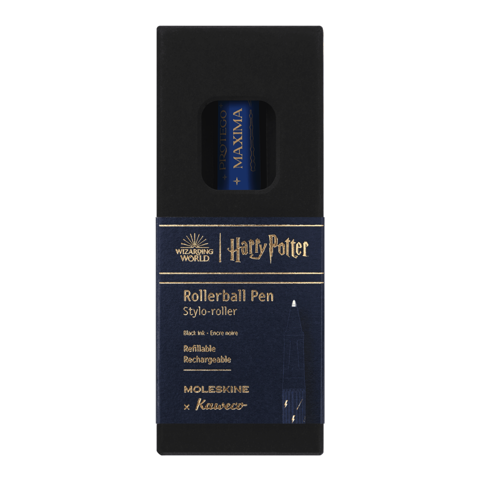 Pióro kulkowe Harry Potter 2025 - Kaweco x Moleskine - niebieskie
