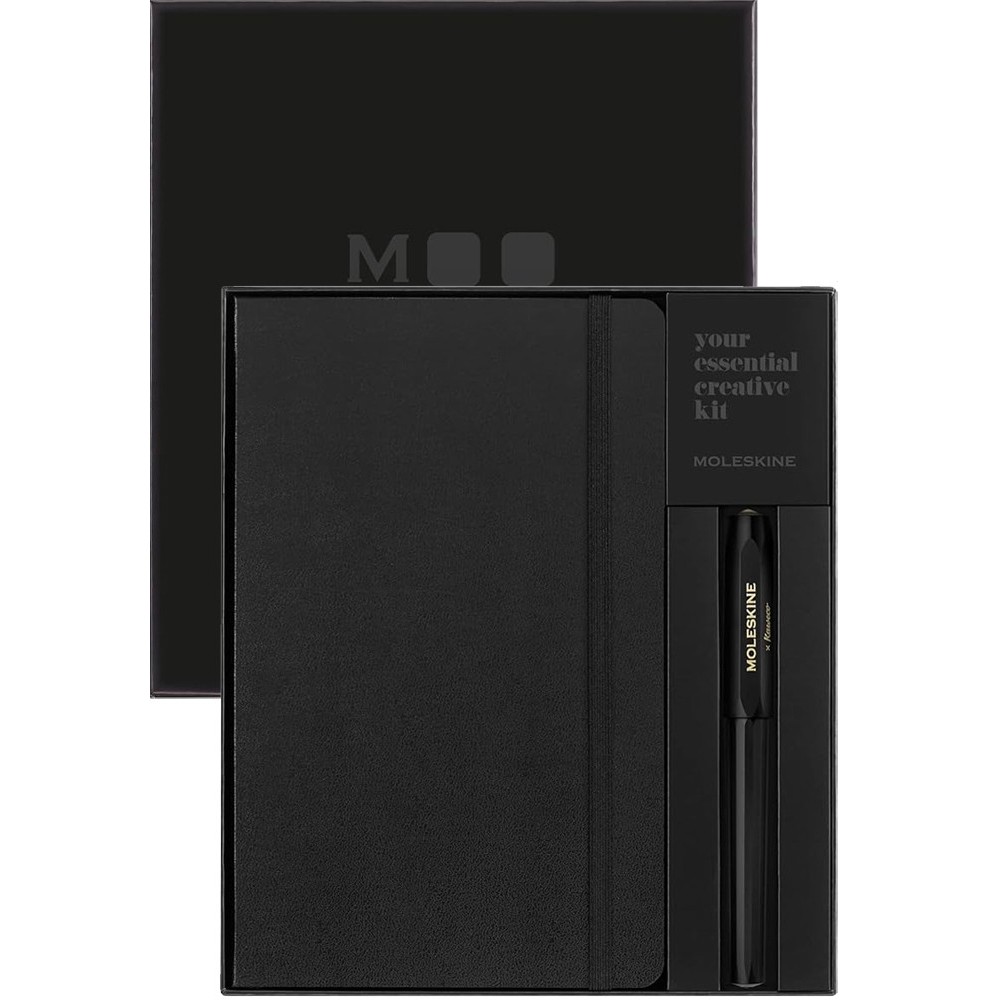 Set of notebook and rollerball pen - Kaweco x Moleskine - Black