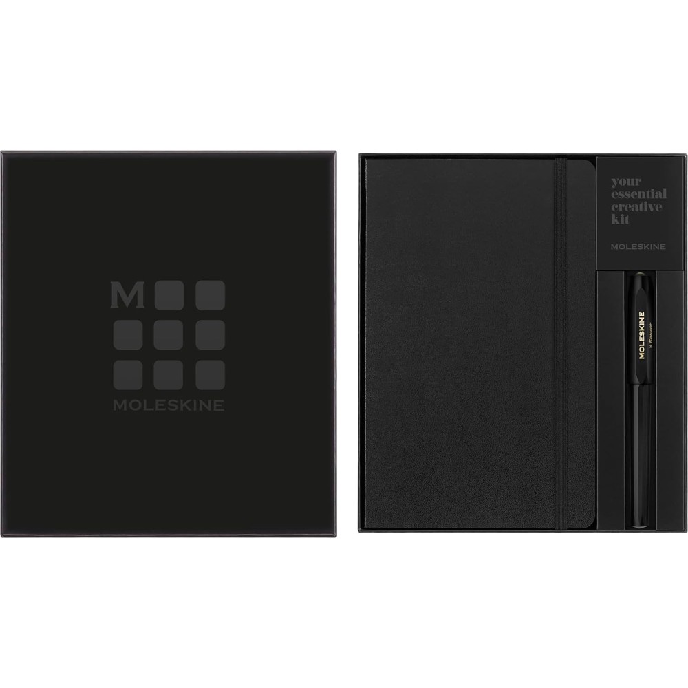 Set of notebook and rollerball pen - Kaweco x Moleskine - Black