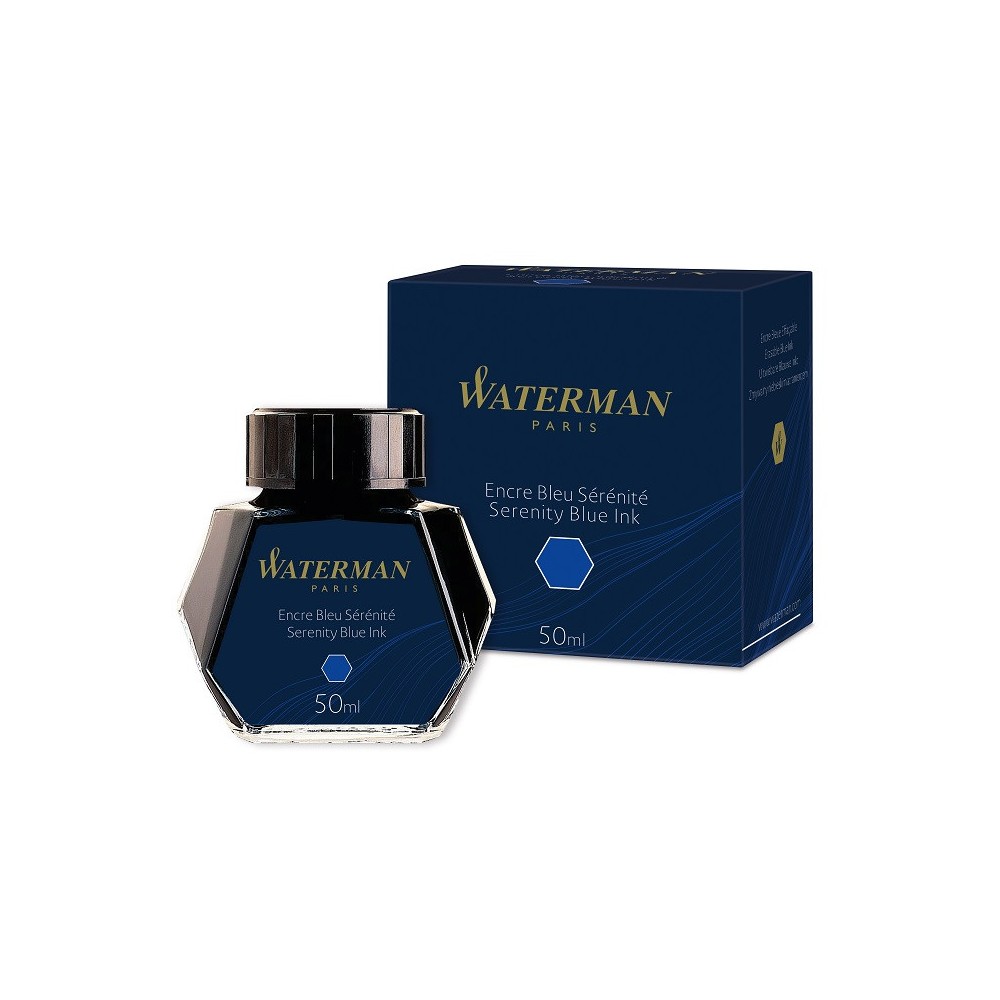 Atrament do piór wiecznych - Waterman - Florida Blue, 50 ml