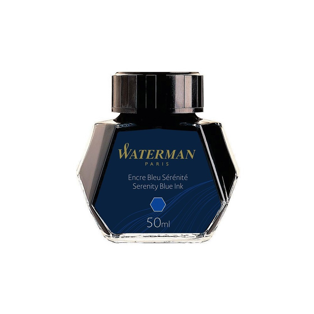 Atrament do piór wiecznych - Waterman - Florida Blue, 50 ml