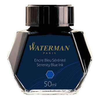 Ink for fountain pens - Waterman - Florida Blue, 50 ml