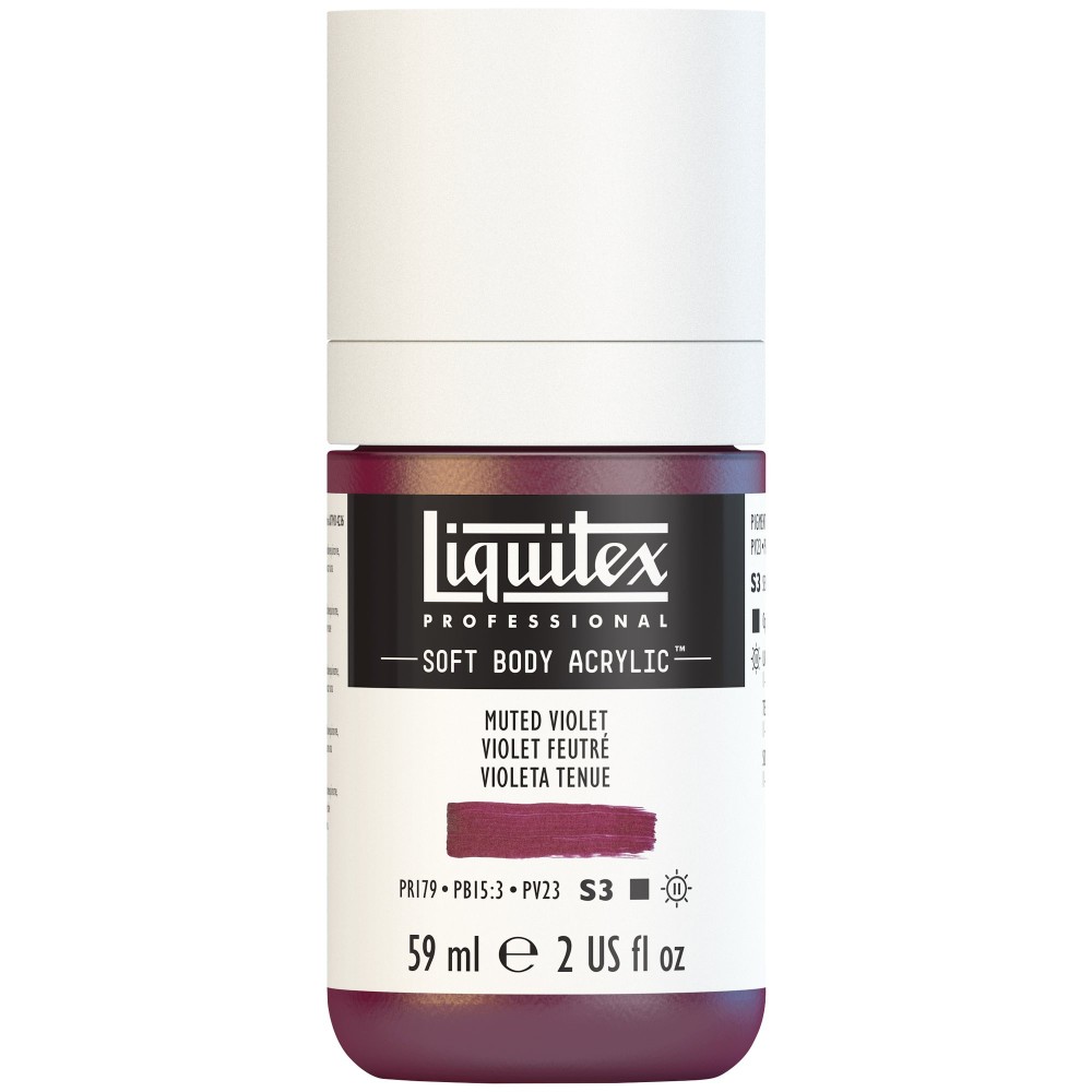 Acrylic Soft Body paint - Liquitex - Muted Violet, 59 ml