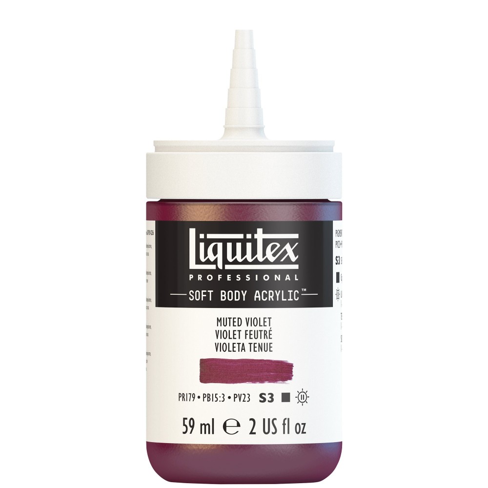Acrylic Soft Body paint - Liquitex - Muted Violet, 59 ml