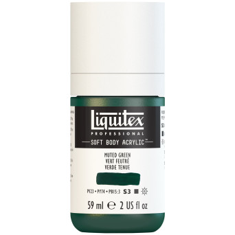 Farba akrylowa Soft Body - Liquitex - Muted Green, 59 ml
