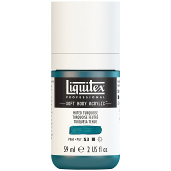 Farba akrylowa Soft Body - Liquitex - Muted Turquoise, 59 ml