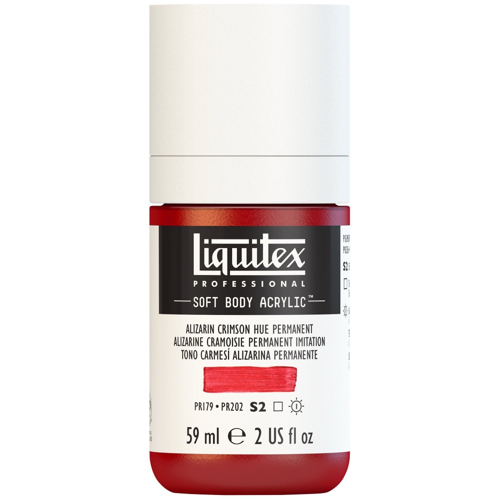Farba akrylowa Soft Body - Liquitex - Alizarin Crimson Hue Permanent, 59 ml