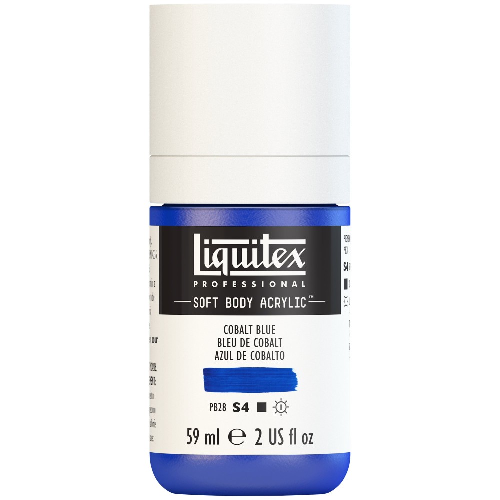 Farba akrylowa Soft Body - Liquitex - Cobalt Blue Row, 59 ml