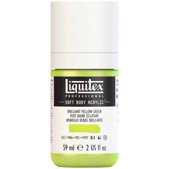 Farba akrylowa Soft Body - Liquitex - Brilliant Yellow Green, 59 ml