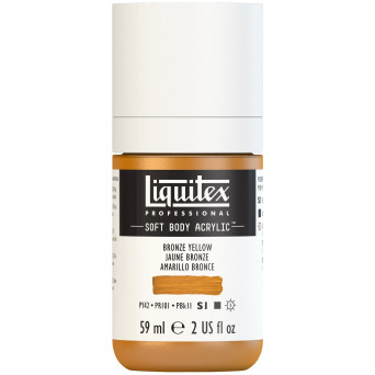 Acrylic Soft Body paint - Liquitex - Bronze Yellow, 59 ml