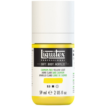 Farba akrylowa Soft Body - Liquitex - Cadmium Free Yellow Light, 59 ml