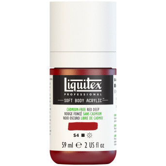 Farba akrylowa Soft Body - Liquitex - Cadmium Free Red Deep, 59 ml