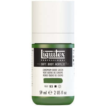 Acrylic Soft Body paint - Liquitex - Chromium Oxide Green, 59 ml