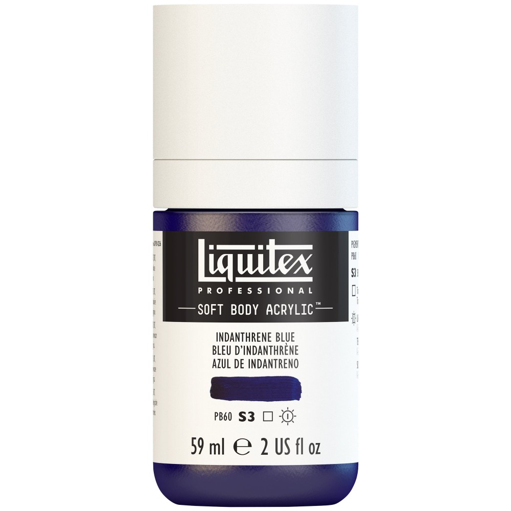 Acrylic Soft Body paint - Liquitex - Indanthrene Blue, 59 ml