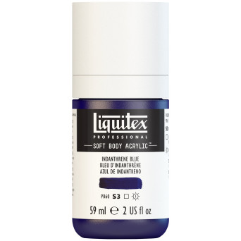 Acrylic Soft Body paint - Liquitex - Indanthrene Blue, 59 ml