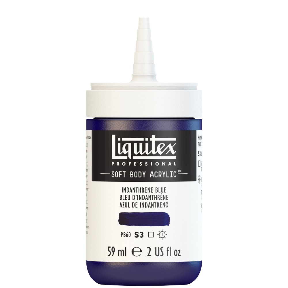 Acrylic Soft Body paint - Liquitex - Indanthrene Blue, 59 ml