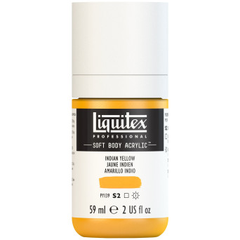 Acrylic Soft Body paint - Liquitex - Indian Yellow, 59 ml