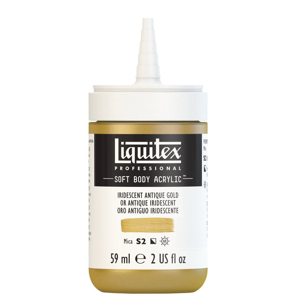 Farba akrylowa Soft Body - Liquitex - Antique Gold, 59 ml
