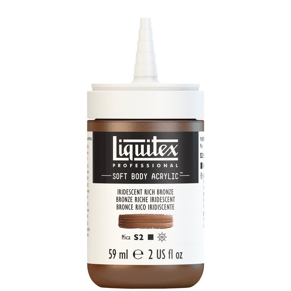 Acrylic Soft Body paint - Liquitex - Iridescent Rich Bronze, 59 ml
