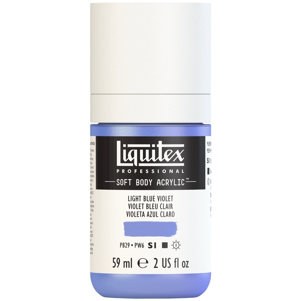 Acrylic Soft Body paint - Liquitex - Light Blue Violet, 59 ml