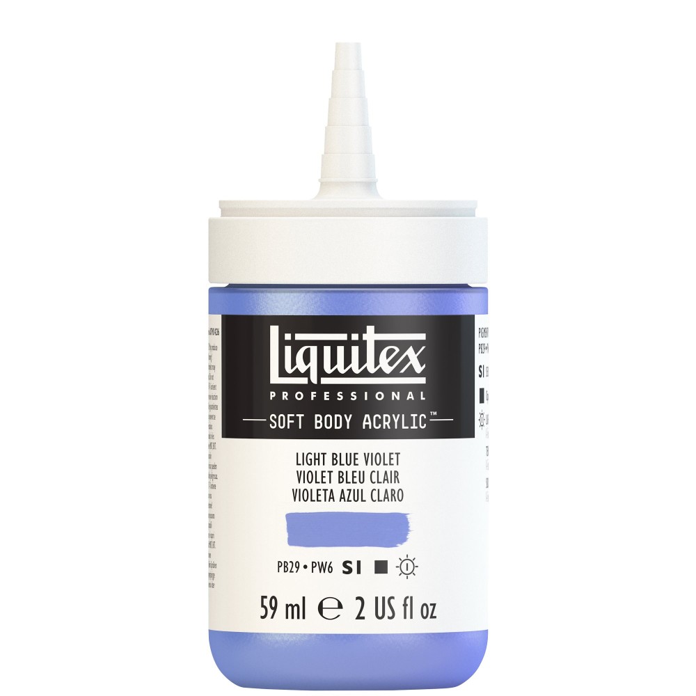 Farba akrylowa Soft Body - Liquitex - Light Blue Violet, 59 ml