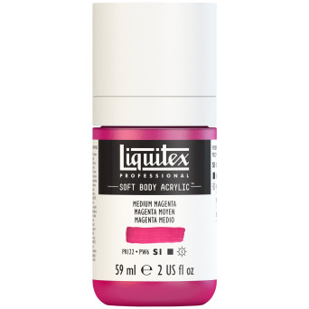 Acrylic Soft Body paint - Liquitex - Medium Magenta, 59 ml