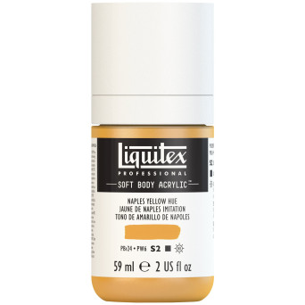 Farba akrylowa Soft Body - Liquitex - Naples Yellow Hue, 59 ml